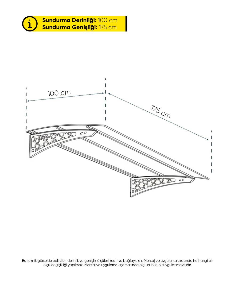 Kapı Giriş Sundurması – Selçuklu Serisi (175 cm x 100 cm)