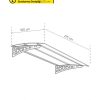 Kapı Giriş Sundurması – Selçuklu Serisi (275 cm x 100 cm)